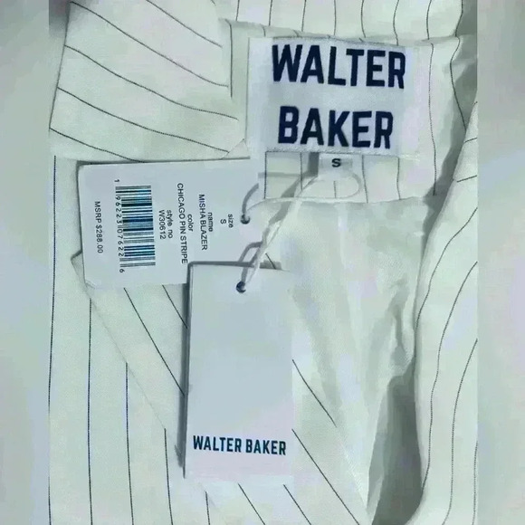 Walter Baker Chicago Pinstripe Misha Blazer, Women’s Size Small, NWT - Picture 13 of 16